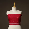 Jacquard Weave Cotton Blouse Piece 39