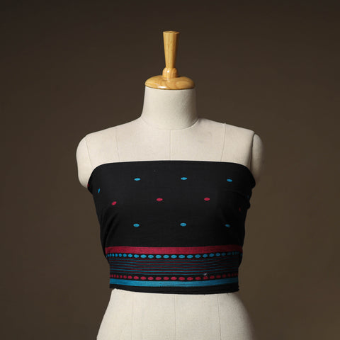 Black - Jacquard Weave Cotton Blouse Piece 41