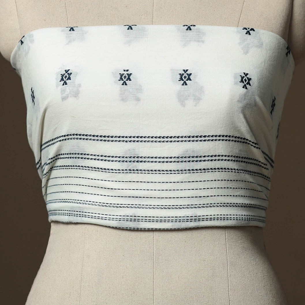 Jacquard Weave Cotton Blouse Piece 43