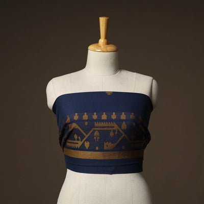 Jacquard Weave Cotton Blouse Piece 44