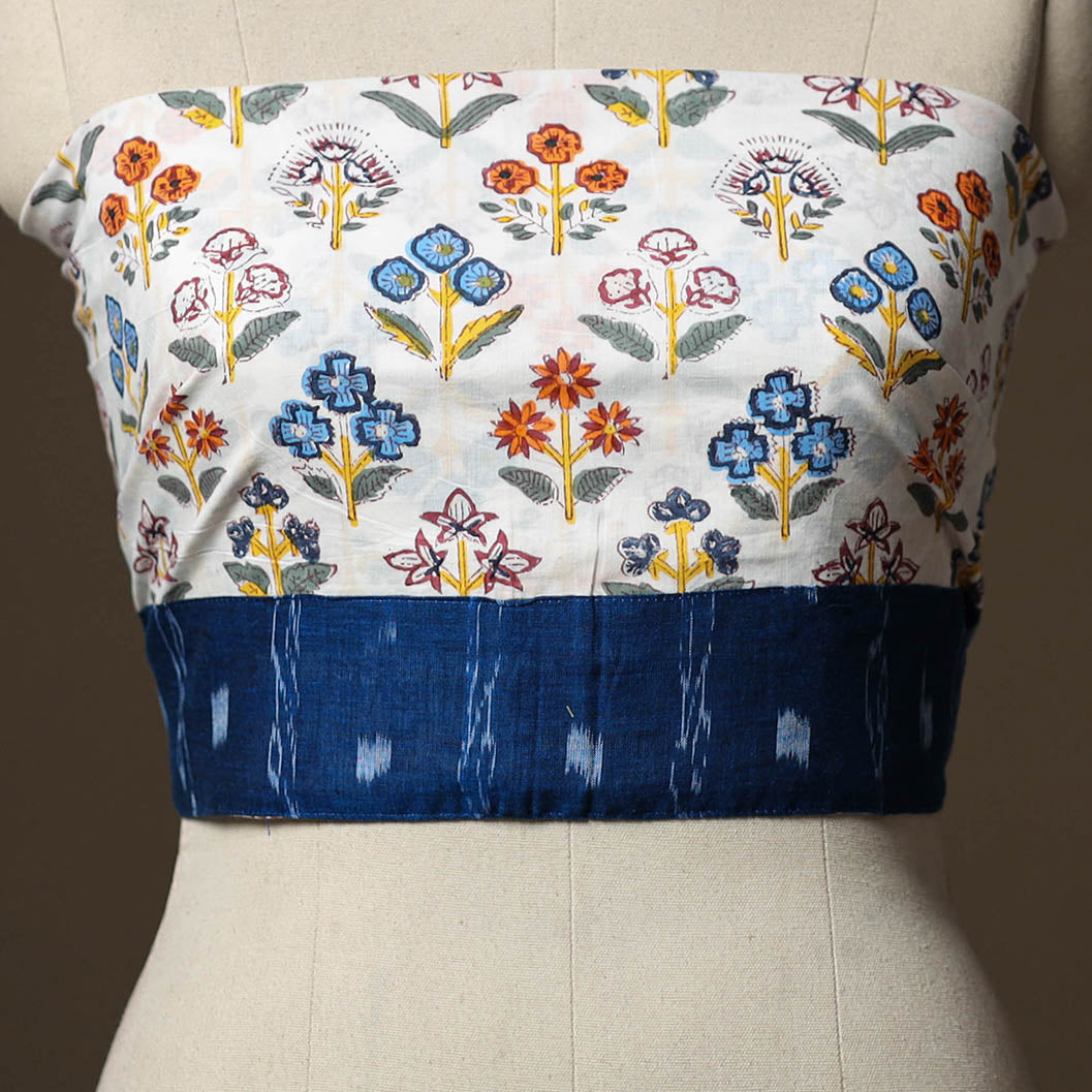 Sanganeri Hand Block Print Cotton Blouse Piece 50