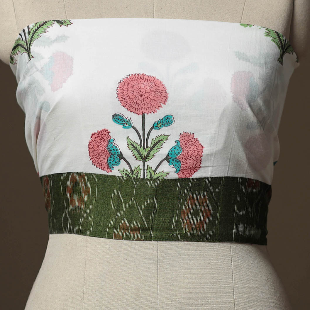Sanganeri Hand Block Print Cotton Blouse Piece 53