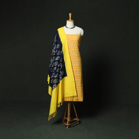 ikkat cotton dress material Ikkat Cotton Suit Designs Ikkat Salwar Suits Online Dress Material Ikkat Cotton Suits Online Pure Cotton Ikat Pc