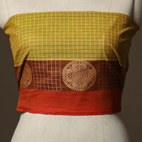 Kanchipuram Weave Cotton Blouse Piece 56
