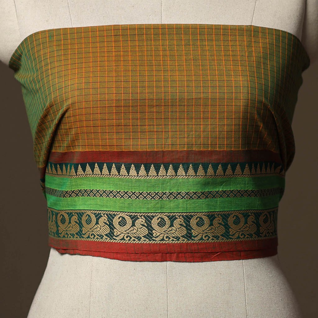 Kanchipuram Weave Cotton Blouse Piece 62