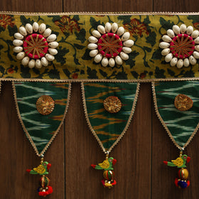 Handmade fabric toran for festive decor 01 - handcrafted