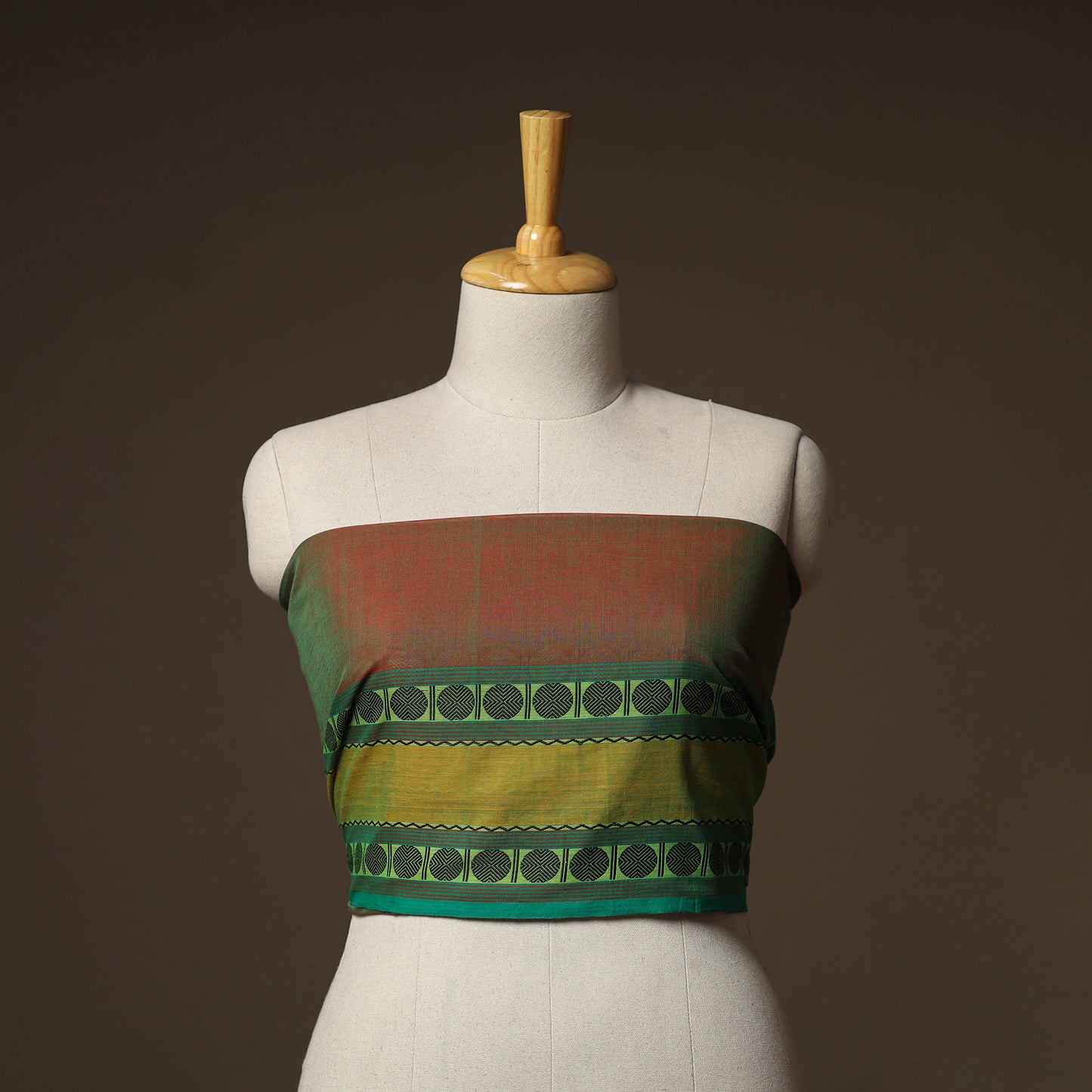 Kanchipuram Weave Cotton Blouse Piece 64