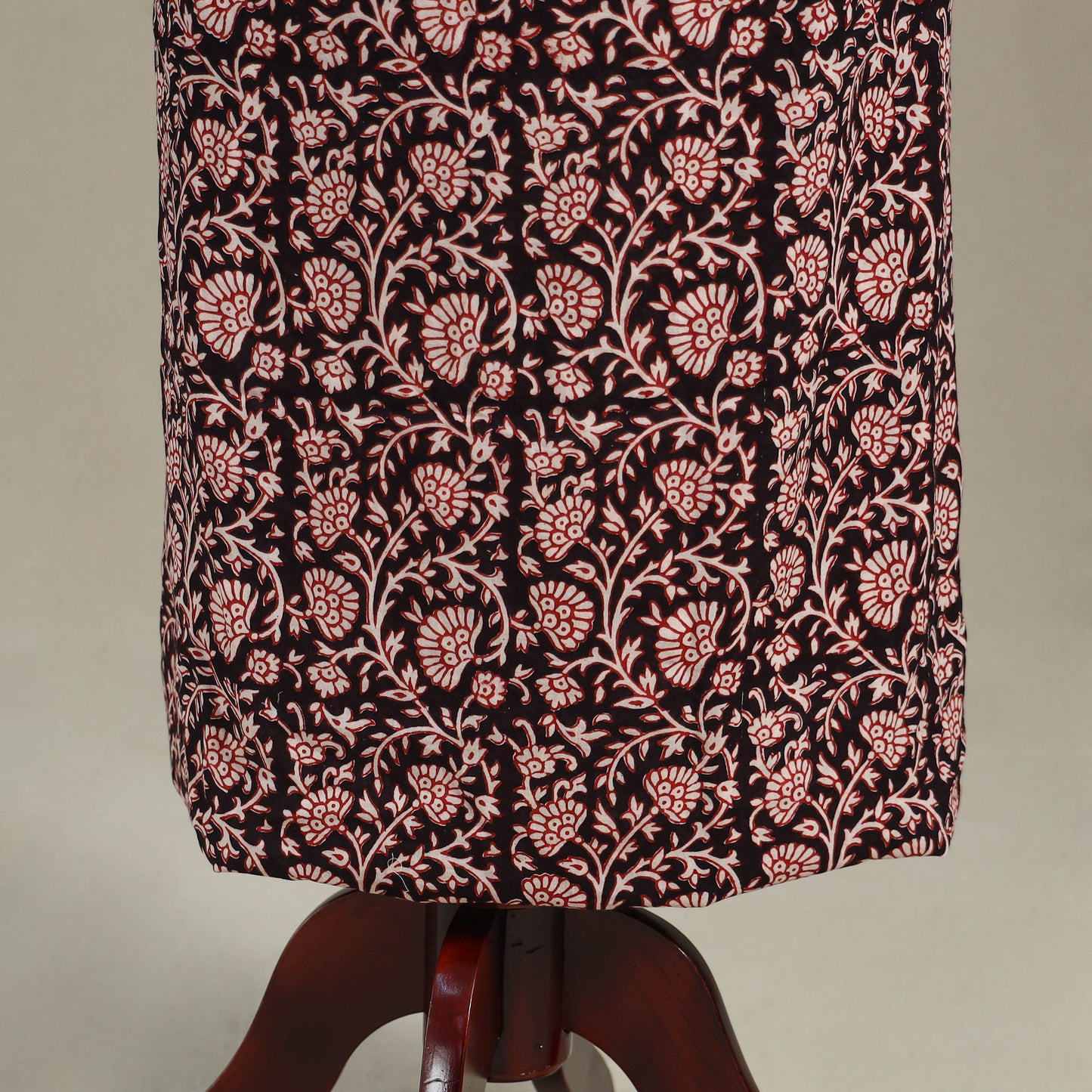 Black - bagh patchwork cotton unstitched kurta material