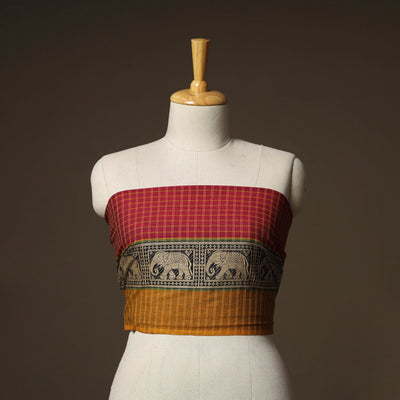 Kanchipuram Weave Cotton Blouse Piece 67