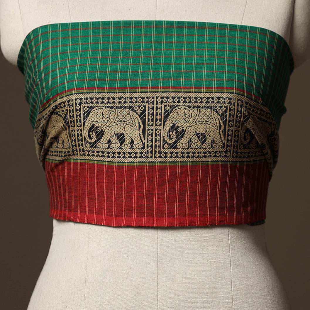 Kanchipuram Weave Cotton Blouse Piece 69