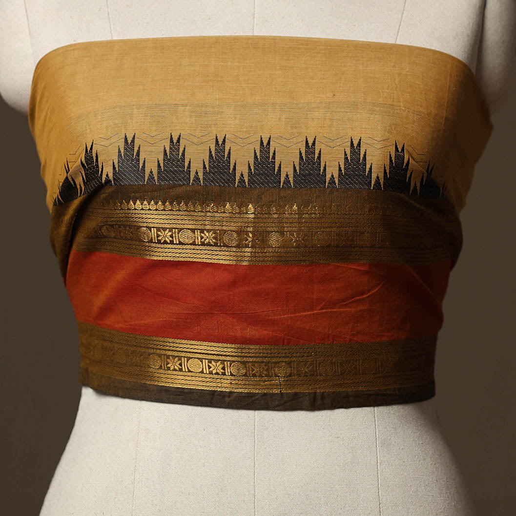 Kanchipuram Weave Cotton Blouse Piece 71