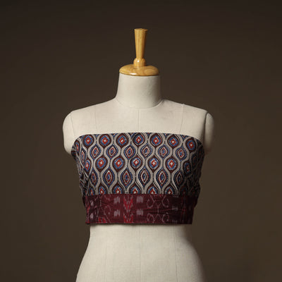 Bagru Hand Block Print Natural Dyed Cotton Blouse Piece 82