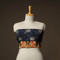 Bagru Hand Block Print Natural Dyed Cotton Blouse Piece 81