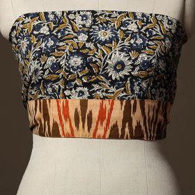 Bagru Hand Block Print Natural Dyed Cotton Blouse Piece 79