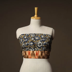 Bagru Hand Block Print Natural Dyed Cotton Blouse Piece 79
