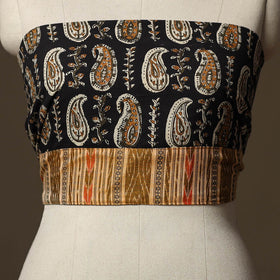 Bagru Hand Block Print Natural Dyed Cotton Blouse Piece 78
