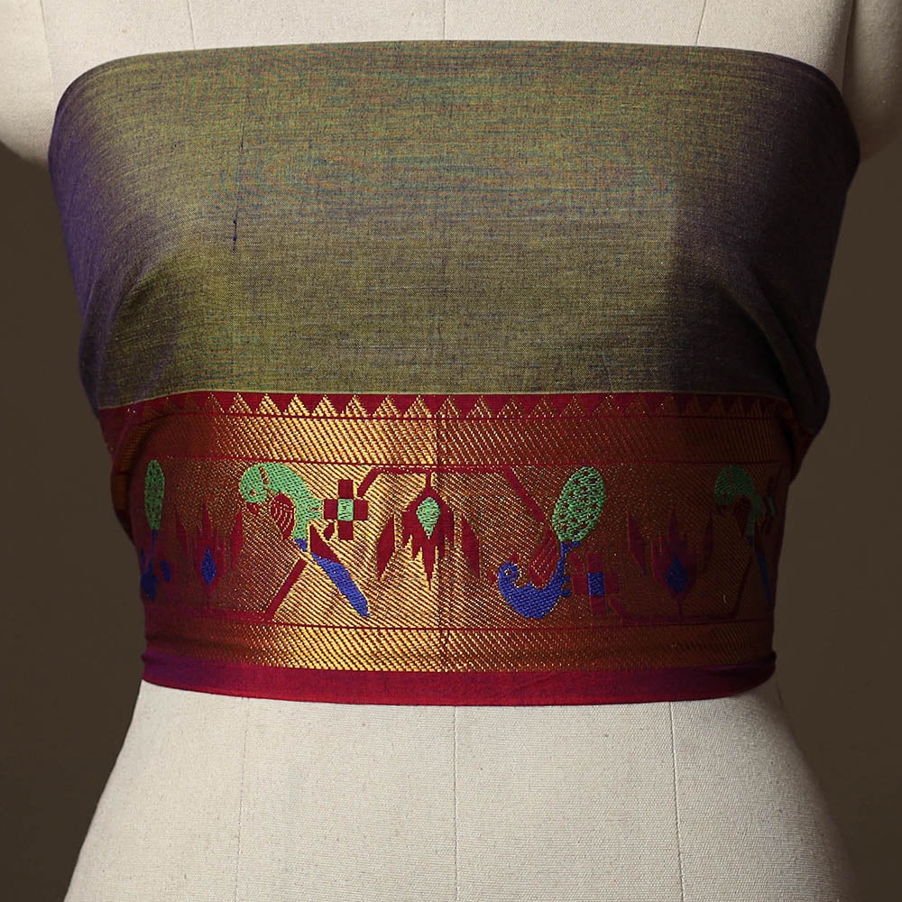 Dharwad Weave Cotton Blouse Piece 05