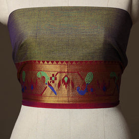 Dharwad Weave Cotton Blouse Piece 05