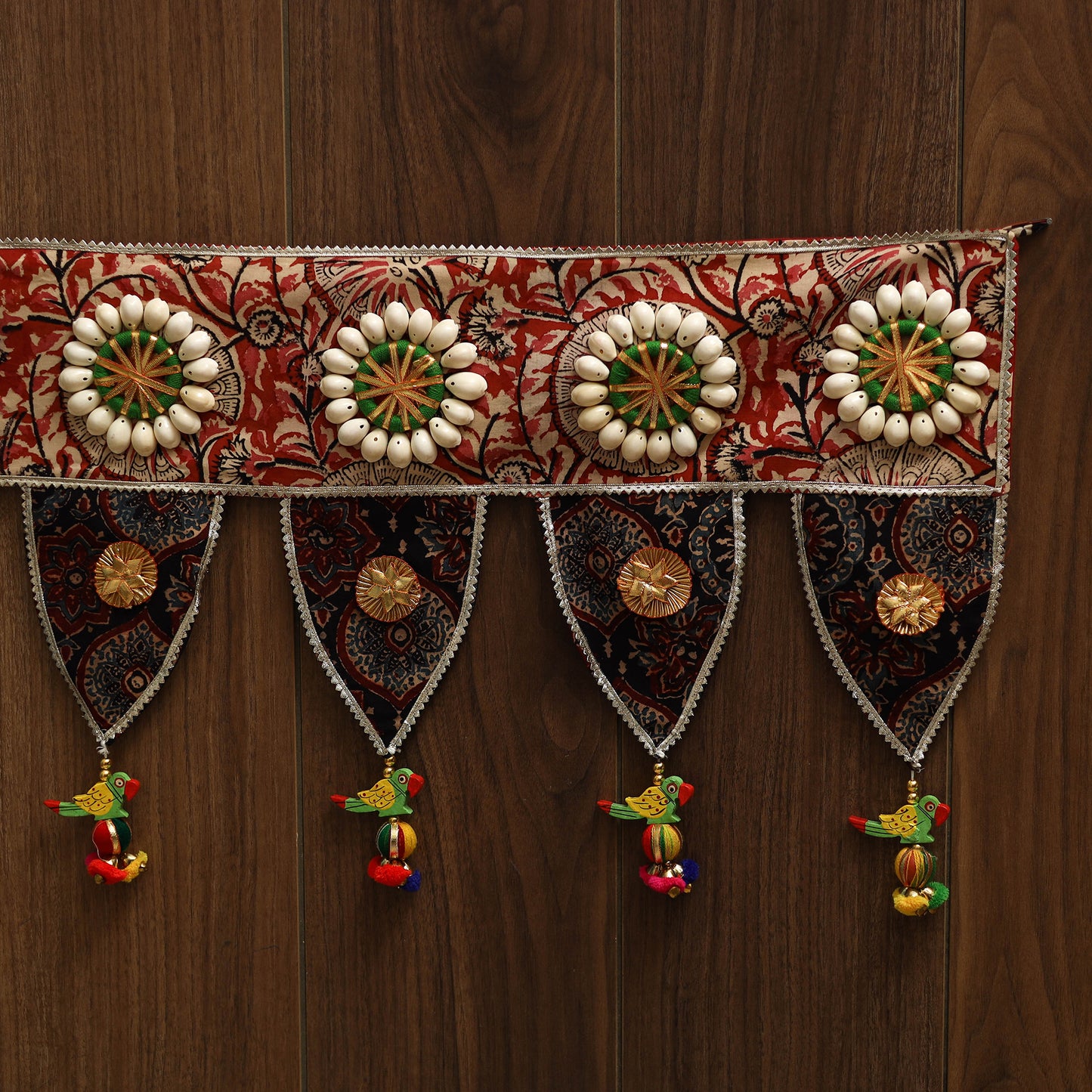 Handmade fabric toran for festive decor 07 - handcrafted