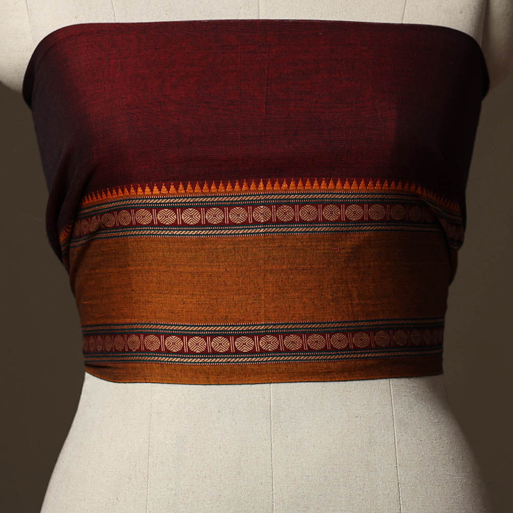 Dharwad Weave Cotton Blouse Piece 11