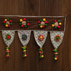 Handmade fabric toran for festive decor 08 - handcrafted