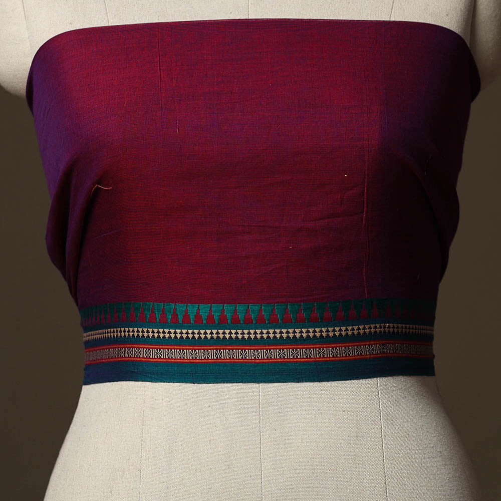 Dharwad Weave Cotton Blouse Piece 17