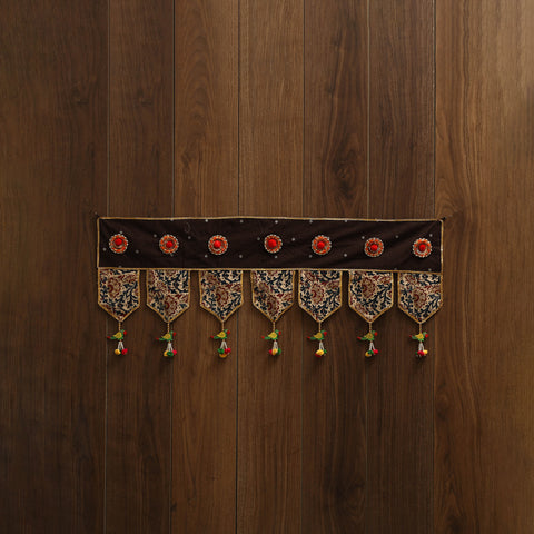 Handmade fabric toran for festive decor 10 - handcrafted