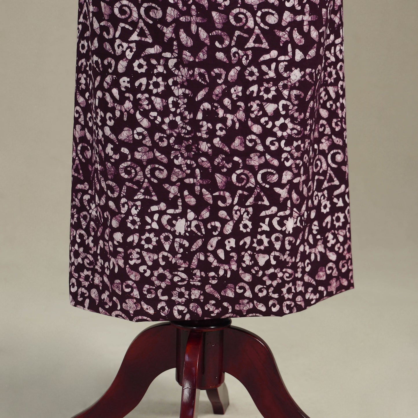 Purple - batik patchwork cotton unstitched kurta material