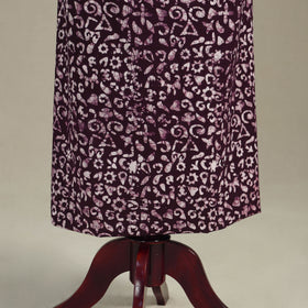 Purple - batik patchwork cotton unstitched kurta material