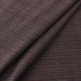  Brown Jhiri Pure Handloom Cotton Fabric