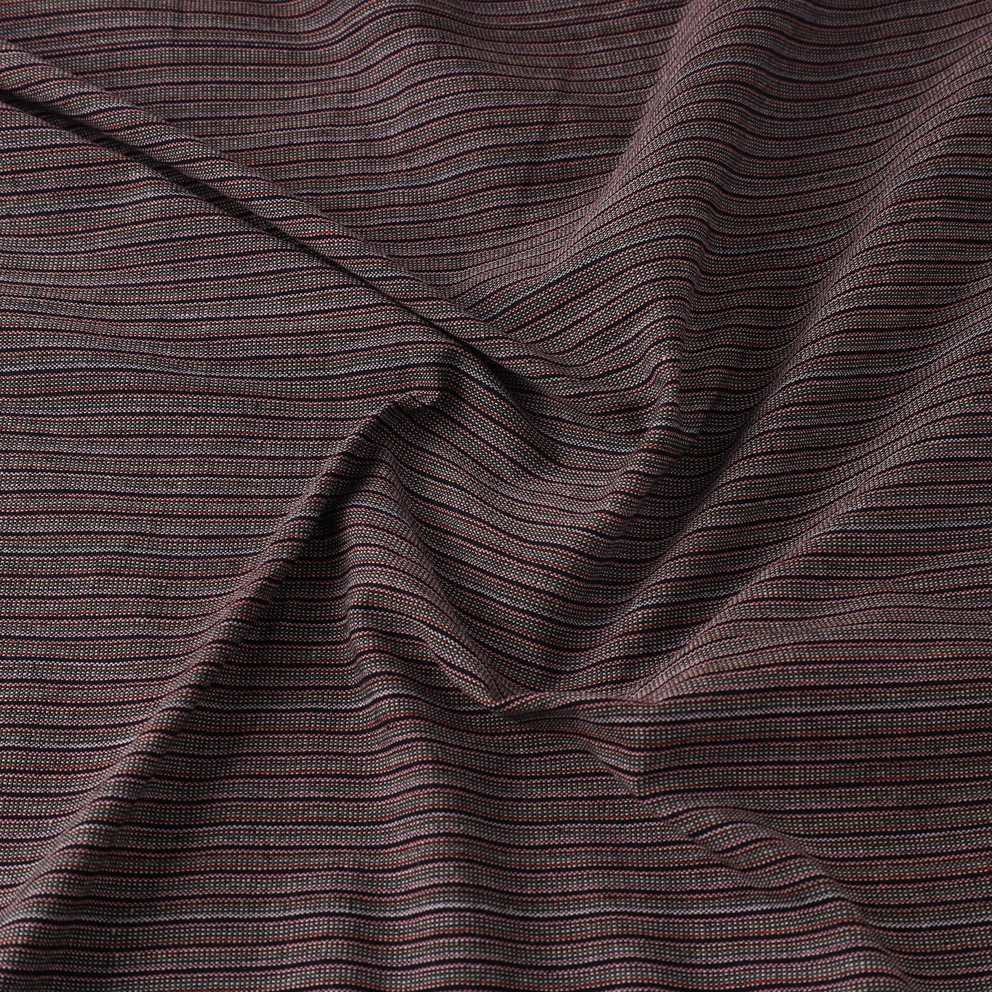  Brown Jhiri Pure Handloom Cotton Fabric