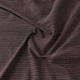  Brown Jhiri Pure Handloom Cotton Fabric