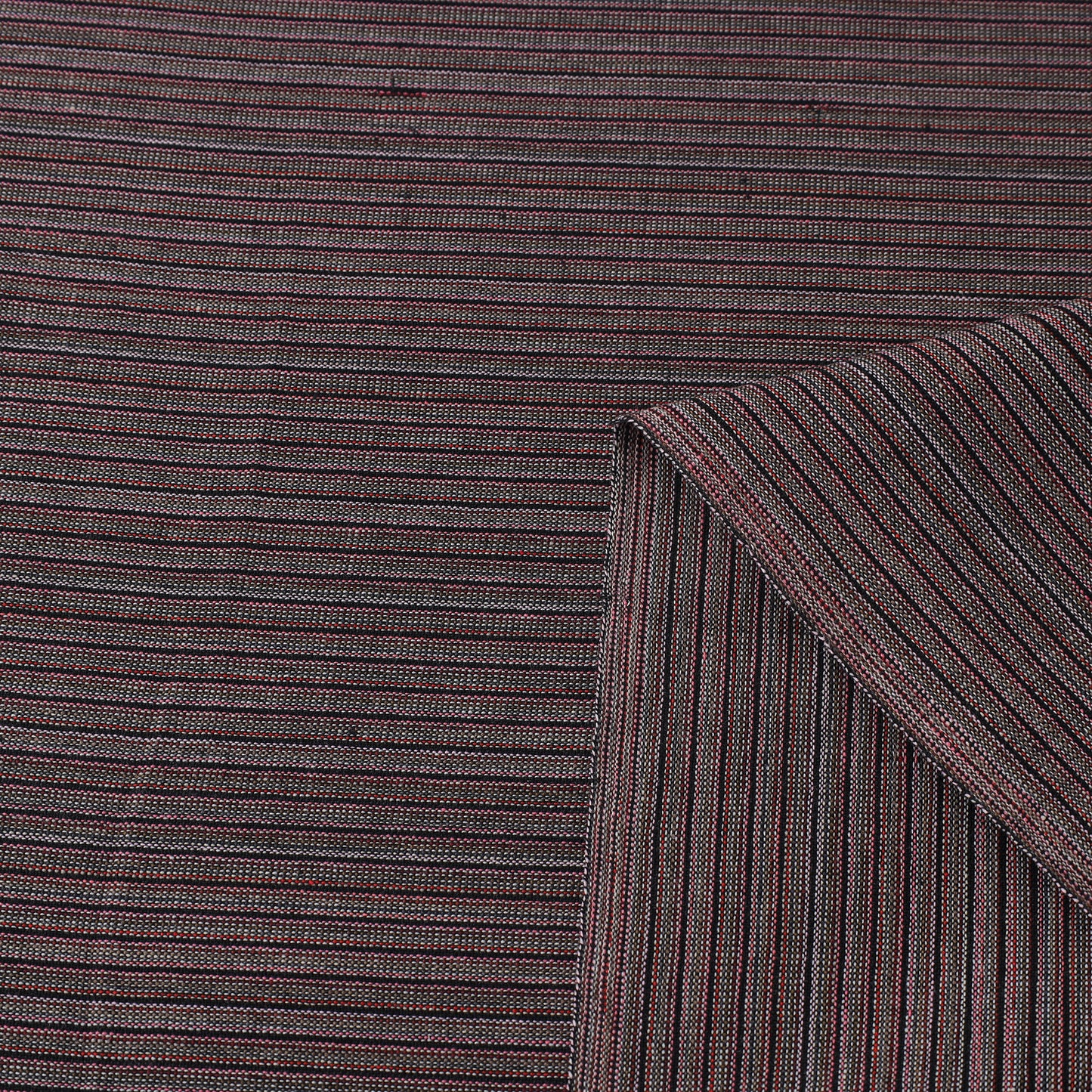  Brown Jhiri Pure Handloom Cotton Fabric