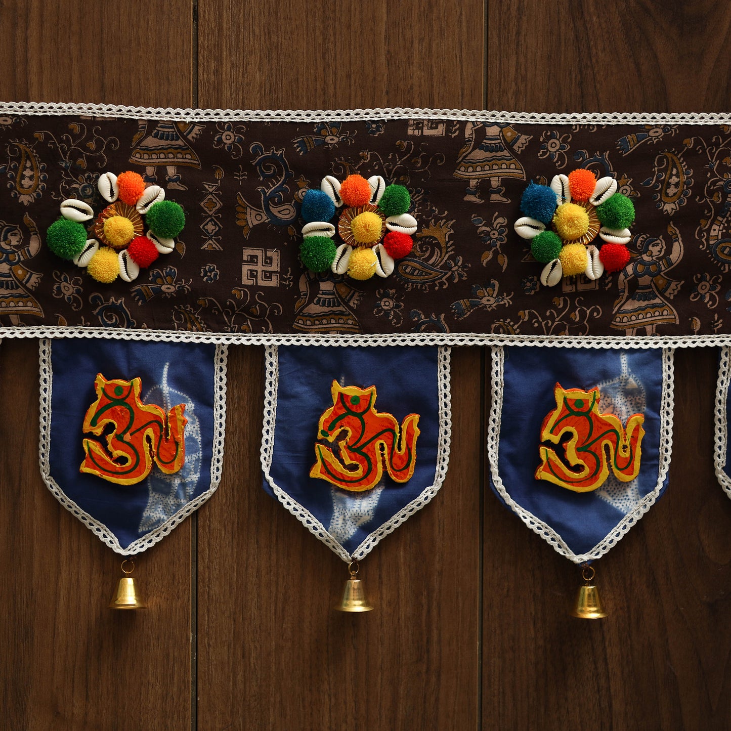 Handmade fabric toran for festive decor 13 - handcrafted