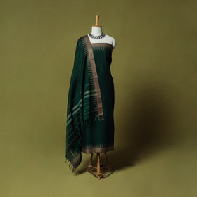 Dharwad Cotton 3pc Unstitched Dress Material Suit Set with Woven Border 40