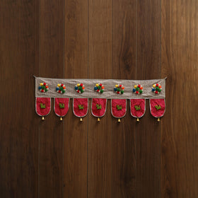 Handmade fabric toran for festive decor 16 - handcrafted