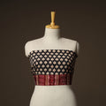 Bagru Hand Block Print Natural Dyed Cotton Blouse Piece 43