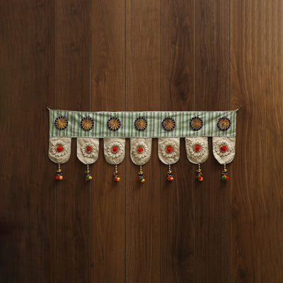 Handmade fabric toran for festive decor 19 - handcrafted