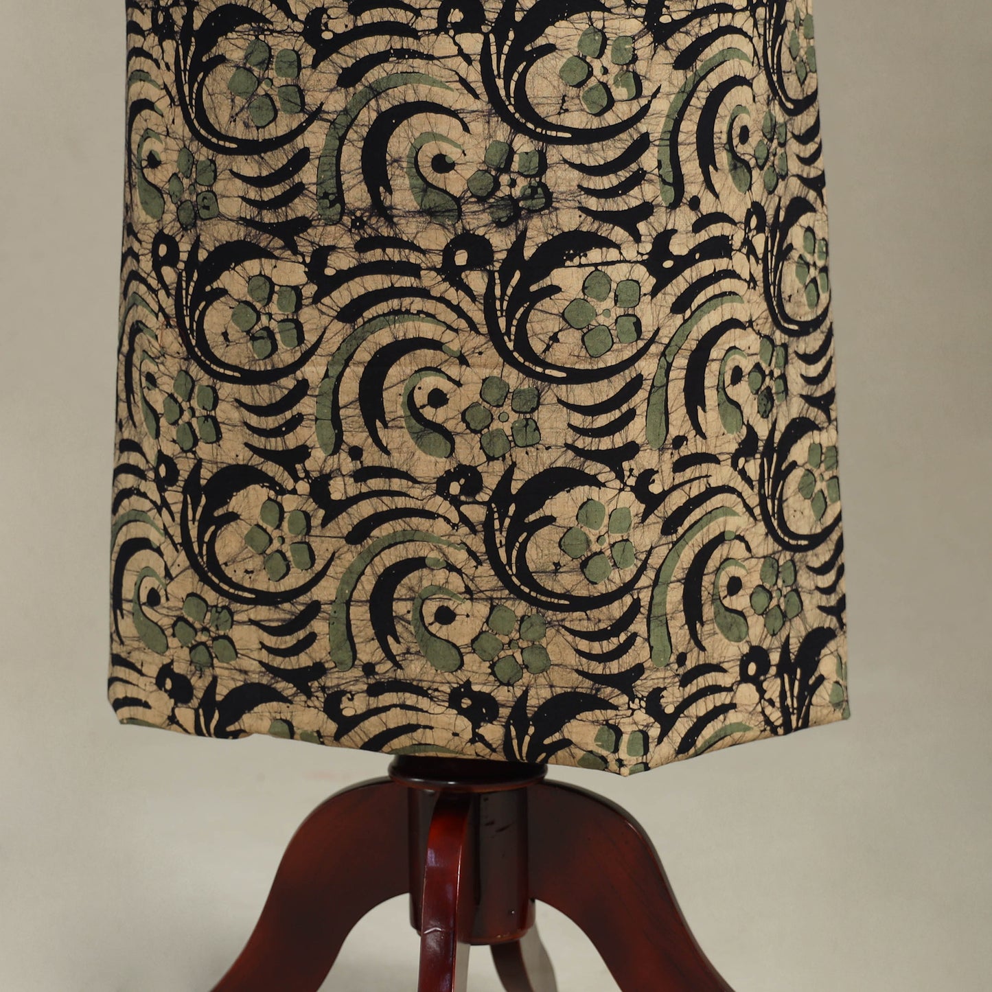 Brown - batik patchwork cotton unstitched kurta material