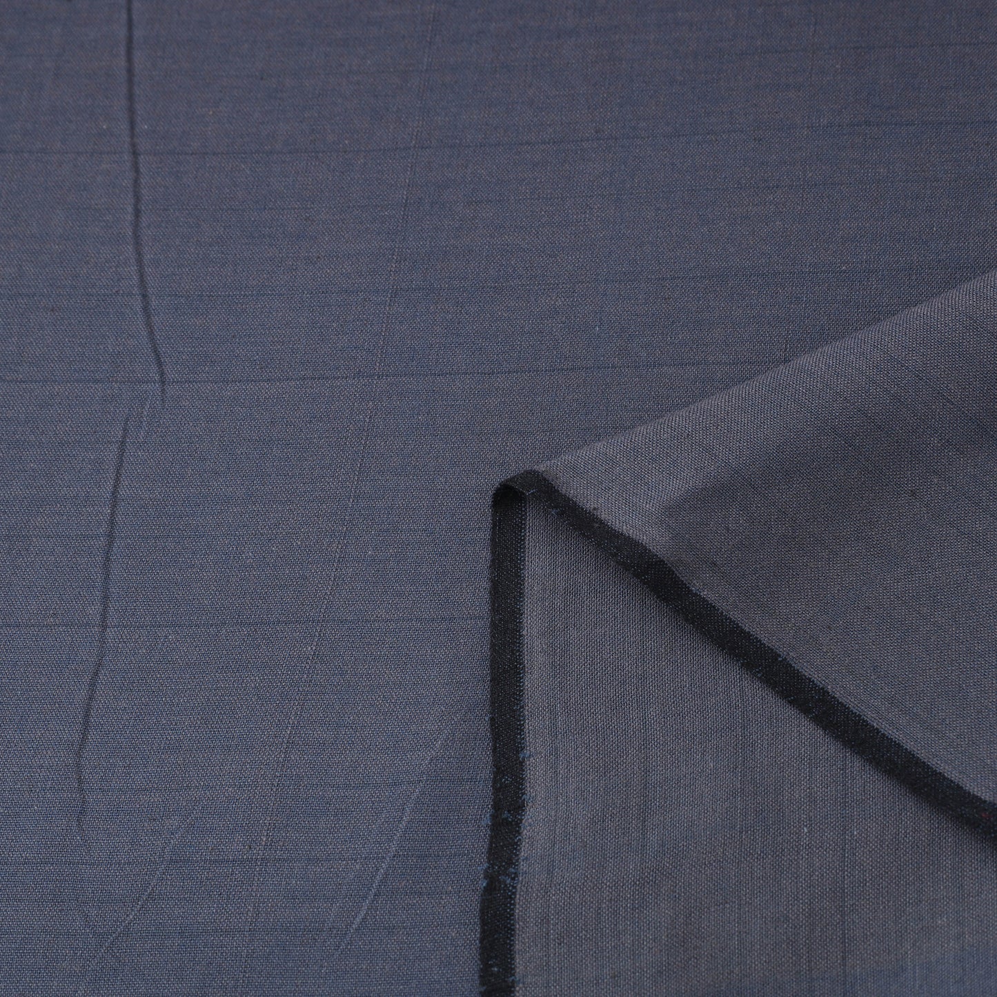  Blue Jhiri Pure Handloom Cotton Fabric