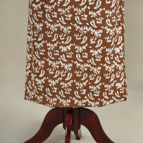 Brown - batik patchwork cotton unstitched kurta material