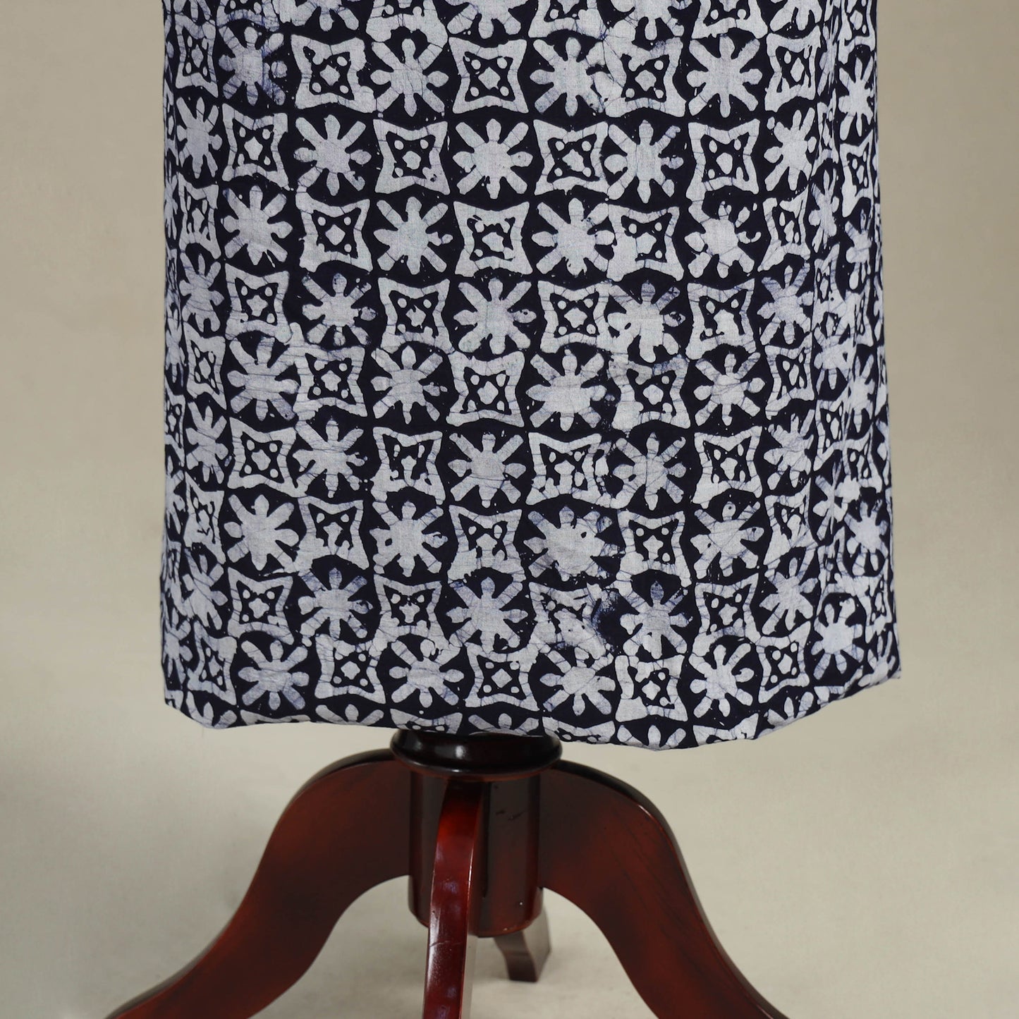 Blue - batik patchwork cotton unstitched kurta material