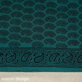 Green - bagh patchwork cotton unstitched kurta material