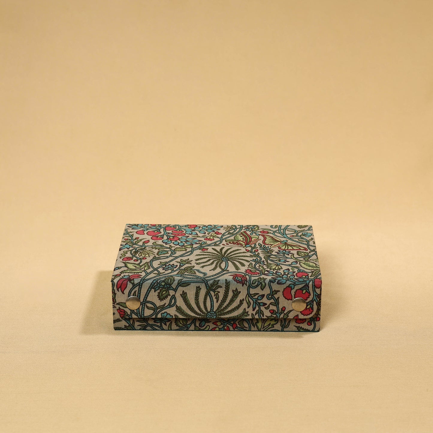 Floral Printed Handcrafted Jewellery Box 13