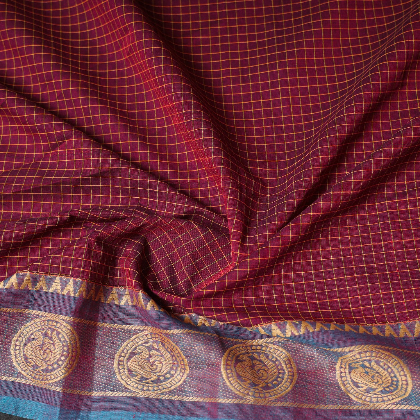 Kanchipuram Weave Cotton Blouse Piece 60