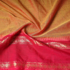 Orange - Kanchipuram Weave Cotton Blouse Piece 59