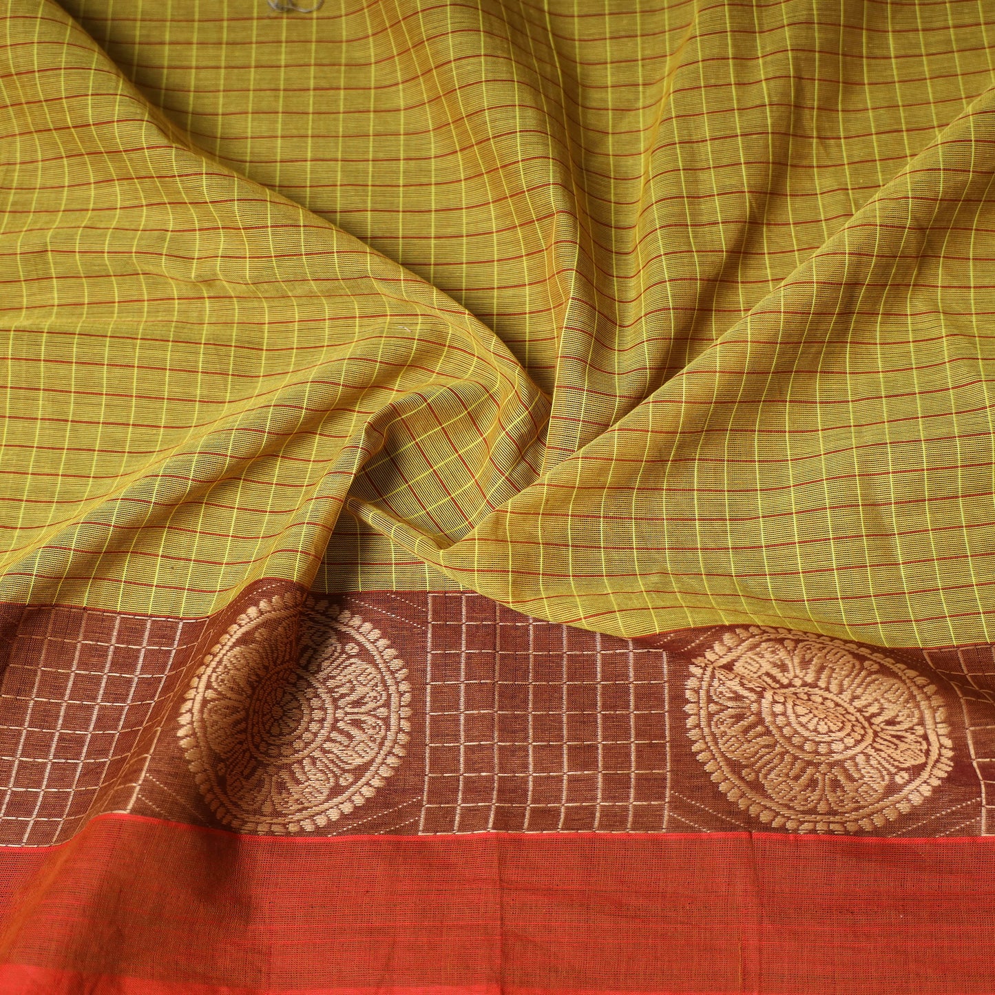 Kanchipuram Weave Cotton Blouse Piece 56