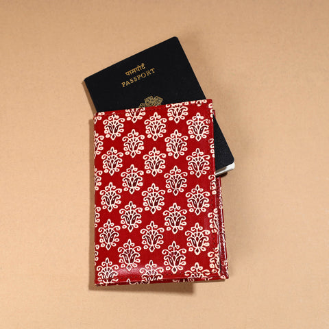 Handcrafted Embossed Leather Passport Cover