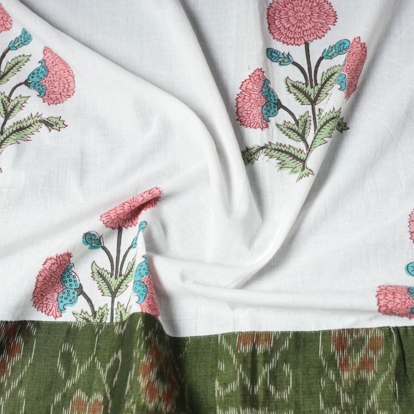 Sanganeri Hand Block Print Cotton Blouse Piece 53