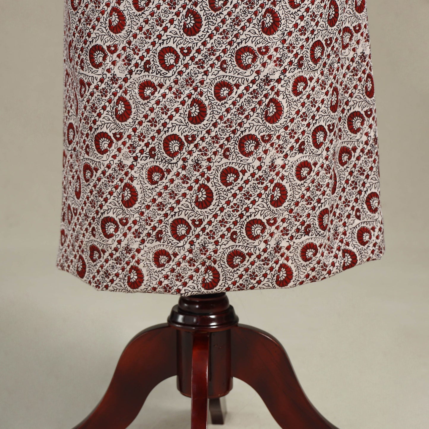 Beige - bagh patchwork cotton unstitched kurta material